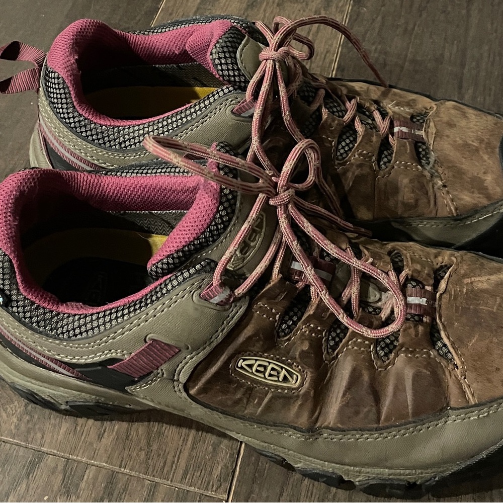 KEEN Women's Targhee III Waterproof Color Weiss Size 10w - Picture 6 of 7